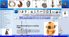 Desktop Screenshot of namornicke-dekorace.cz