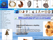 Tablet Screenshot of namornicke-dekorace.cz
